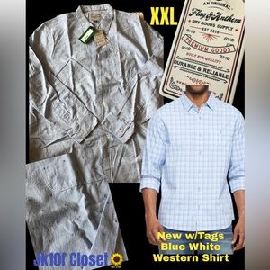 🌝NWT FLAG & ANTHEM XXL MENS WESTERN SHIRT